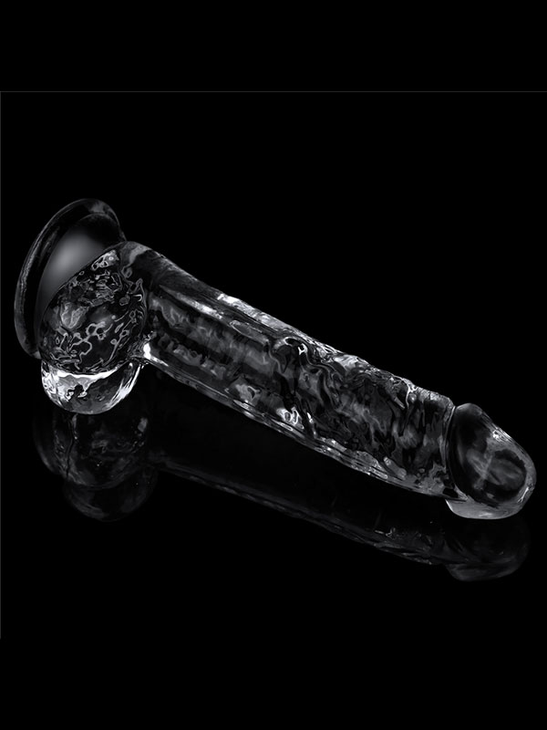 #8091 - Flawless 7.5&#039;&#039; Clear Jel Dildo 19 cm