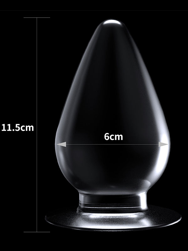 #8085 - Flawless 4.5&#039;&#039; Clear Anal Plug