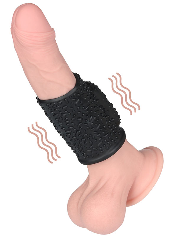 #8122 - Vibrating Drip Knights Ring Penis Halkası