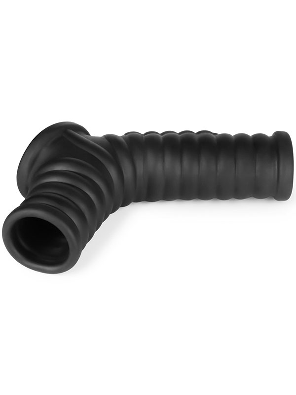 #8116 - Vibrating Wave Knights Ring with Scrotum Sleeve