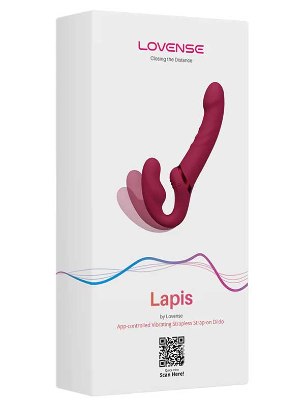 #8184 - LUSH Lapis Strapless Strap-on App Controlled