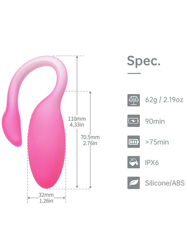 #8010 - Magic Flamingo Max Telefon Kontrollü Giyilebilir Vibratör