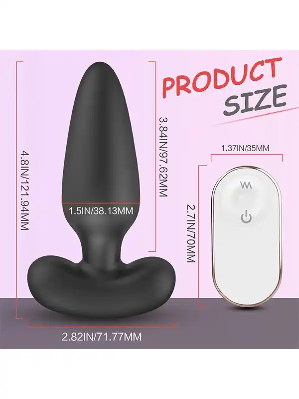 #8440 - Giyilebilir Uzaktan Kumandalı ve Şarjlı Anal Plug