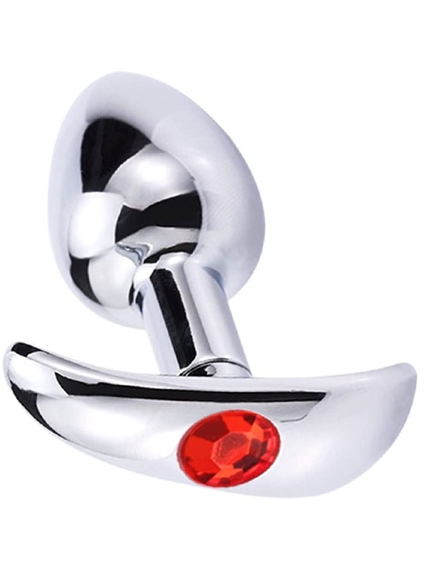 #9413 - NOXXX Anal Plug Taşlı T şeklinde 8 cm