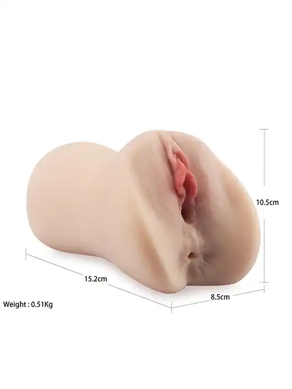 #8653 - Anal ve Vajinal Çift Girişli Realistik Mastürbatör