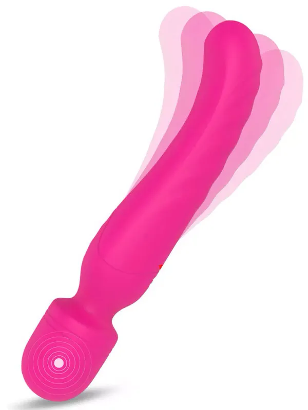 #9152 - Isıtmalı Masaj Wand Çift Taraflı Vibratör 23 cm