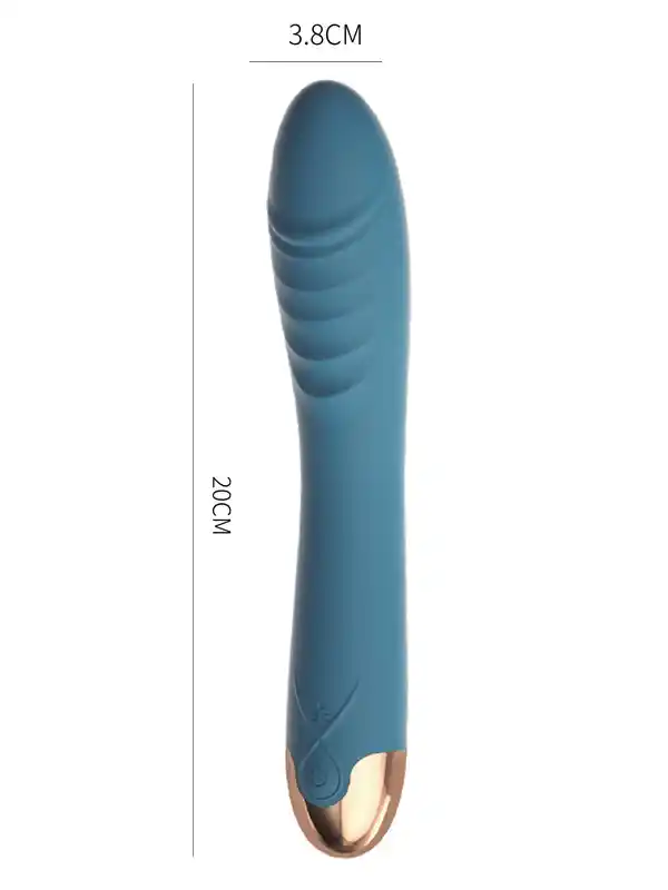 #8860 - 10 Titreşim Modu Dönme Hareketli Şarjlı Vibratör 20 cm
