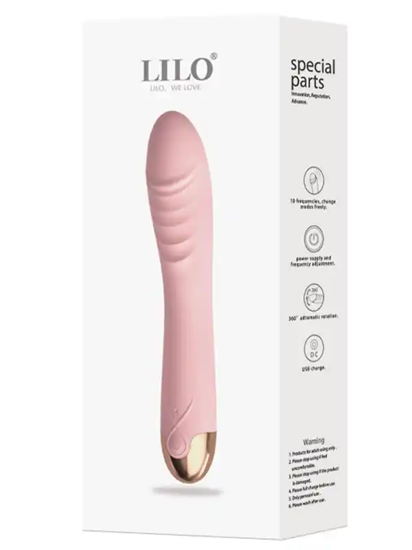 #8862 - 10 Titreşim Modu Dönme Hareketli Şarjlı Vibratör 20 cm