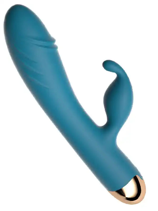 #8855 - 10 Titreşim Modlu Dönme Hareketli Şarjlı Tavşan Vibratör 20 cm
