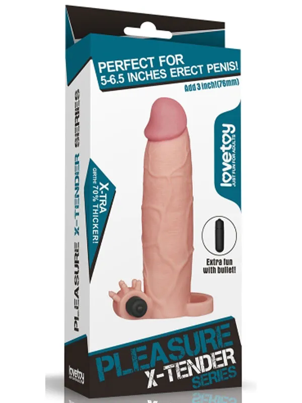 #9789 - LoveToy Titreşimli Penis Kılıfı