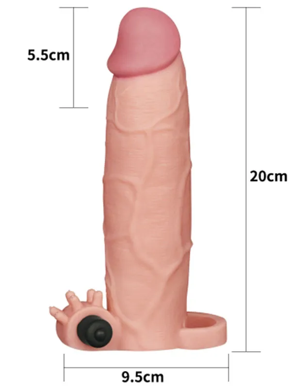#9786 - LoveToy Titreşimli Penis Kılıfı