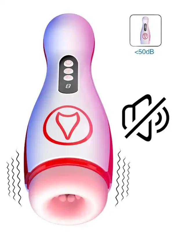 #8547 - Vakumlu ve Titreşim Özellikli Şarjlı Oral Seks Mastürbatörü