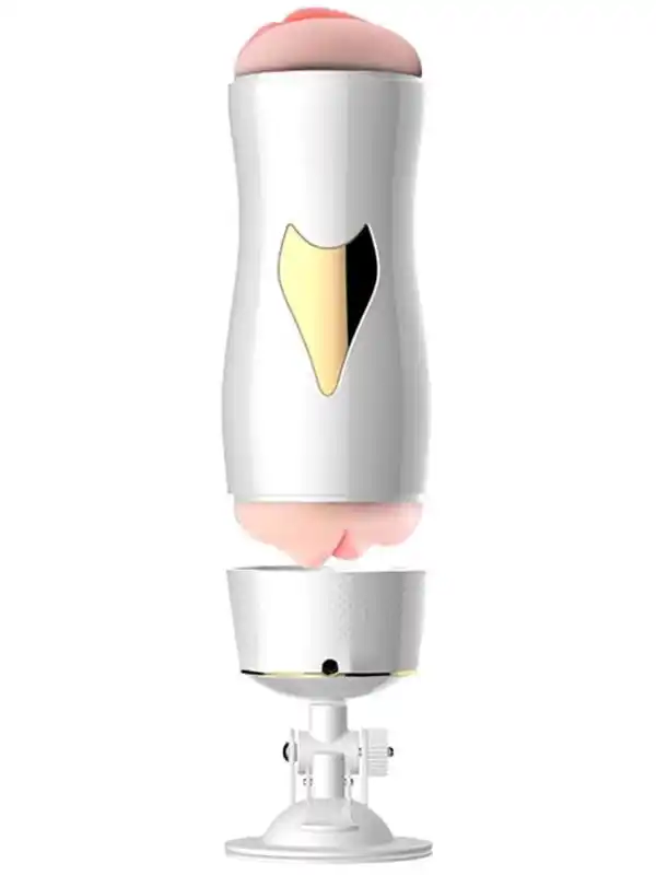 #8554 - Vajinal ve Oral Titreşimli Şarjlı Sesli Vantuzlu Mastürbatör