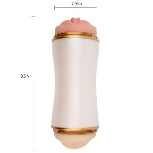#9611 - Reallistik Vajinal Oral Çift Taraflı Mastürbatör