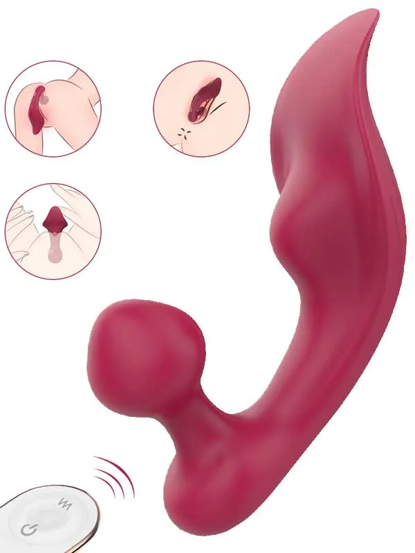 #9193 - Giyilebilir Anal ve Vajinal Şarjlı Uzaktan Kumandalı Vibratör