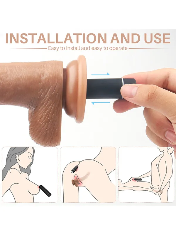 #9190 - Titreşimli Uzaktan Kumandalı İçi Dolu Belden Bağlamalı Penis 20 cm
