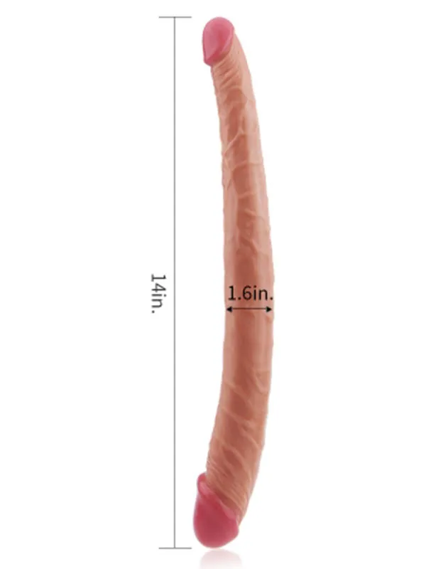 #9766 - LoveToy Çift Başlı Dildo 36 cm