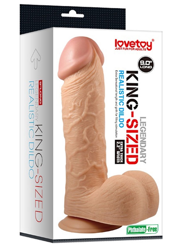 #9871 - LoveToy Realistik Dildo 23 cm
