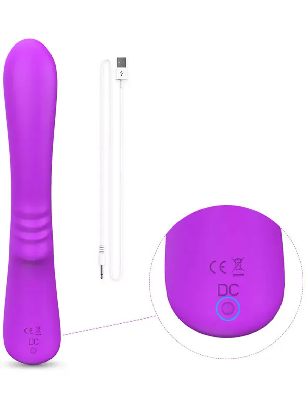 #9133 - Esnek Ultra Güçlü Şarjlı Vibratör 18 cm