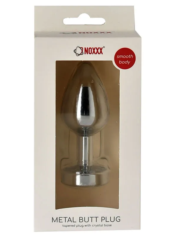 #9406 - NOXXX Çelik Anal Plug Led Işıklı Orta Boy