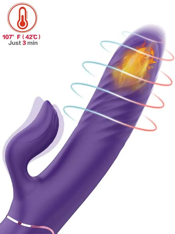#9150 - İleri Geri Hareketli Isıtmalı Şarjlı G-Spot Vibratör 21 cm