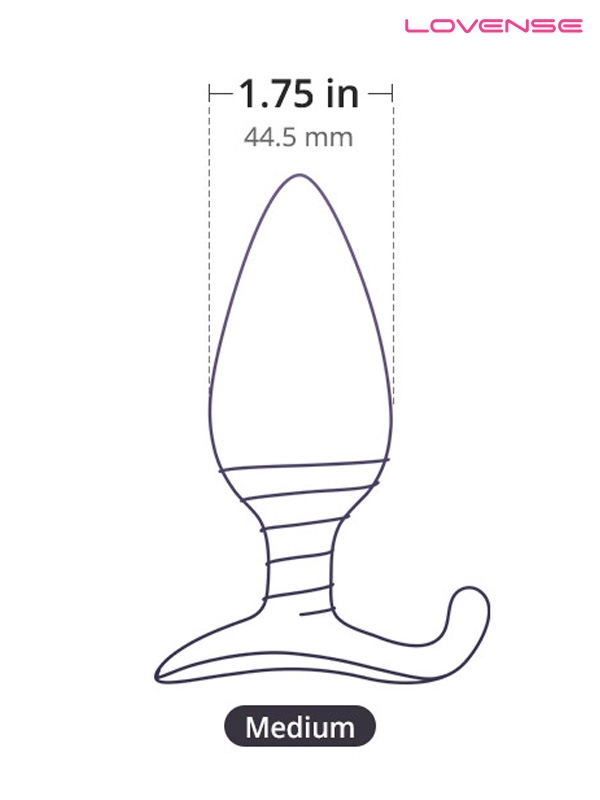 #9794 - Lovense HUSH App Controlled Anal Plug 1.75&quot;