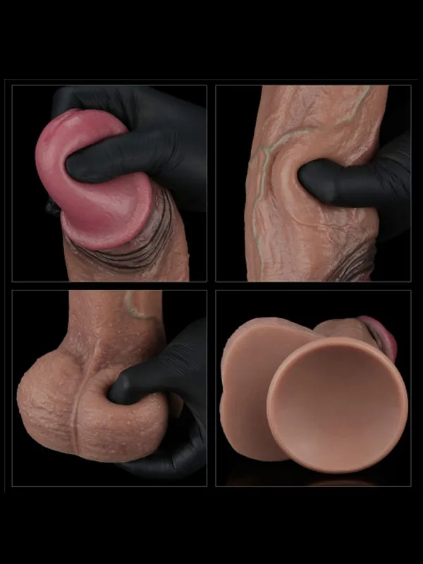 #9310 - 11&#039;&#039; Dual Layered Silicone Cock XXL 28 cm