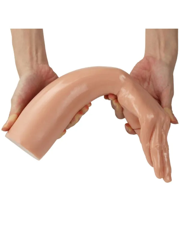 #9296 - 13.5&quot; King Size Realistic Magic Hand El Dildo 35 cm