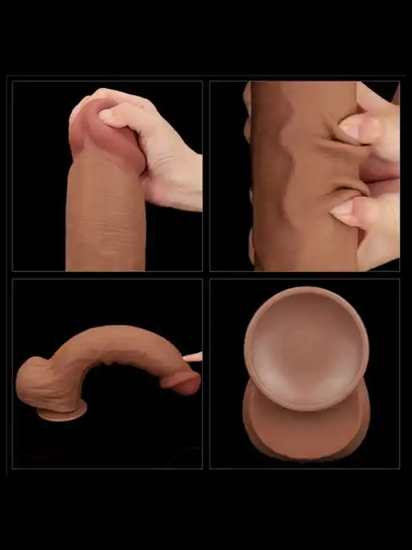 #8938 - 14&#039;&#039; Dual Layer Çift Katmanlı Dev Dildo 36 cm
