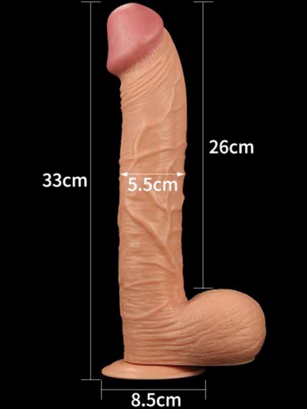#9586 - LoveToy Büyü Boy Gerçekçi Penis 30 cm