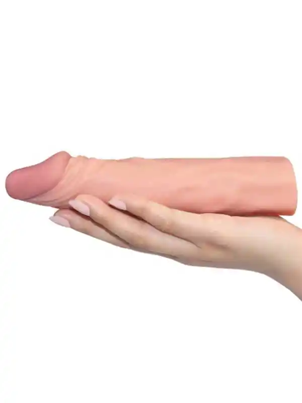 #8979 - X Tender Gerçekçi Penis Kılıfı 5 cm Uzatmalı