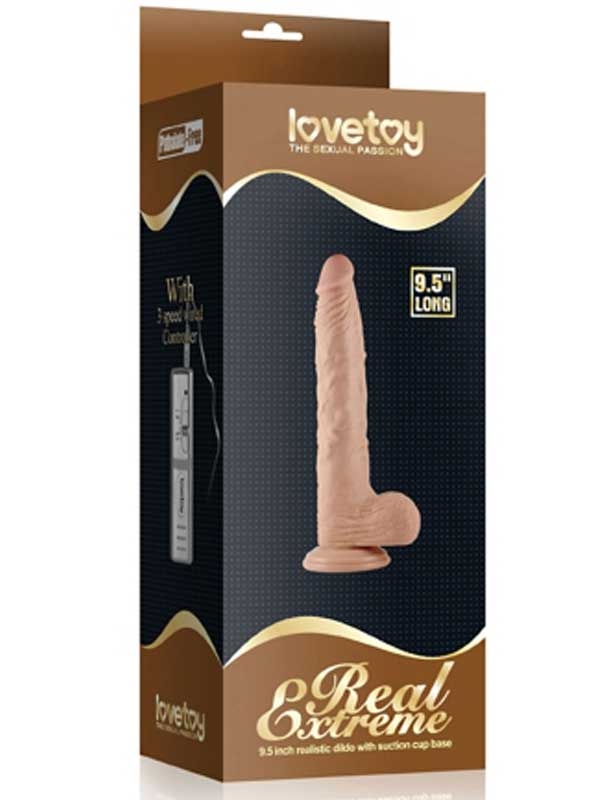 #9572 - LoveToy Titreşimli Penis 24 cm