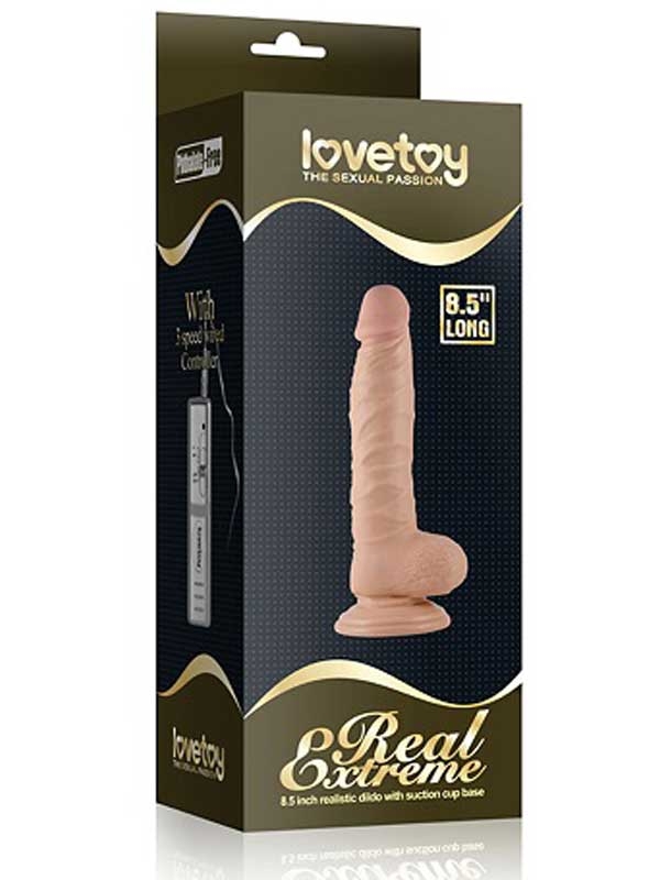 #9584 - LoveToy Titreşimli Penis 21 cm