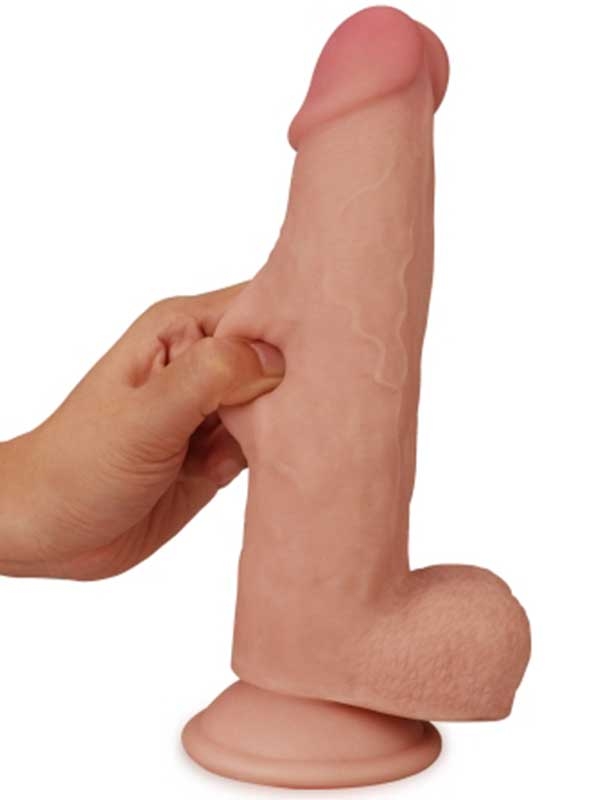 #9556 - LoveToy Çift Katmanlı Dildo 20 cm