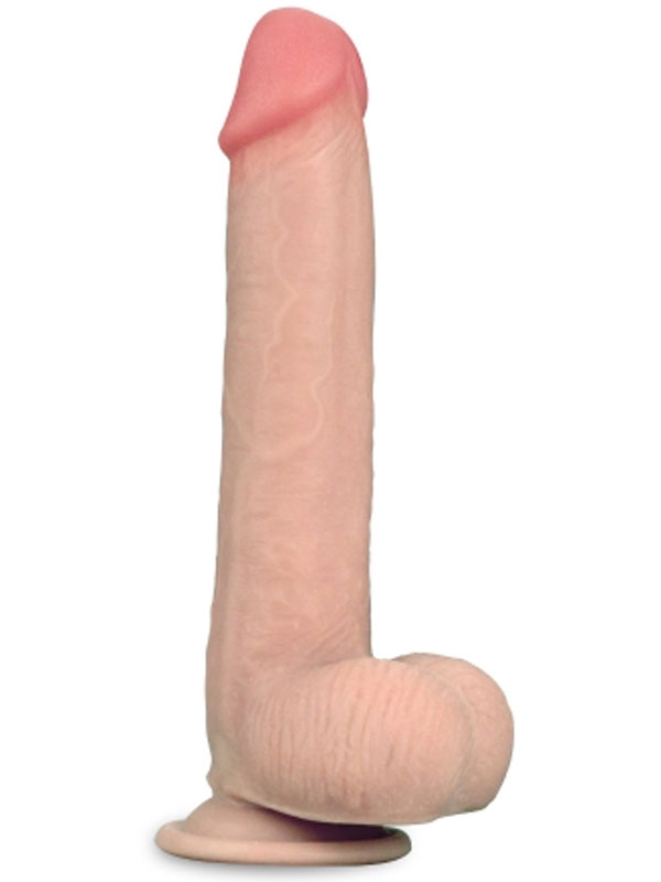 #9548 - Kayar Derili Çift Katmanlı Realistik Dildo 23 cm