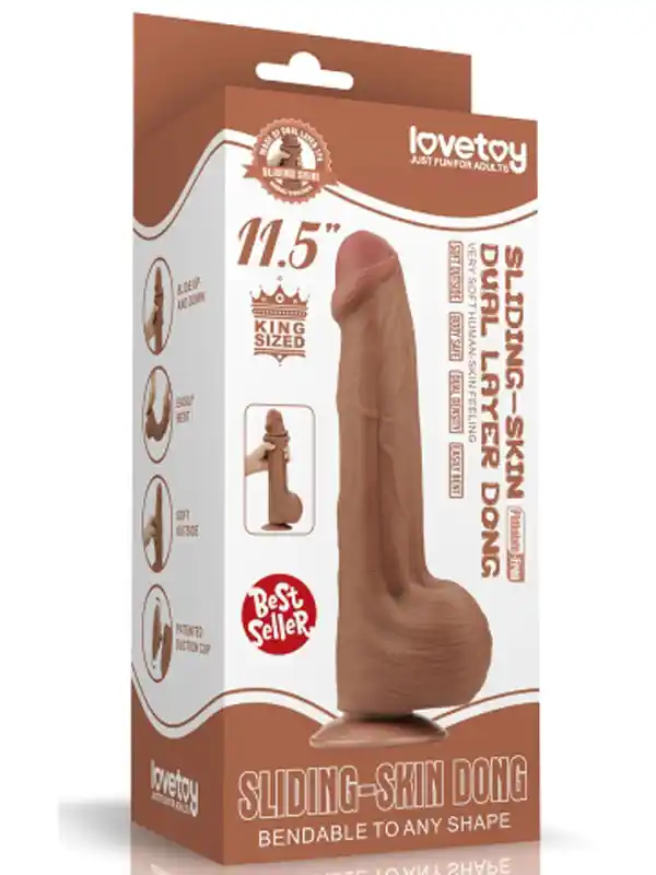 #8930 - Dual Layer Çift Katmanlı Dildo 29 cm Melez