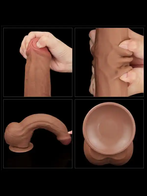 #8927 - Dual Layer Çift Katmanlı Dildo 29 cm Melez