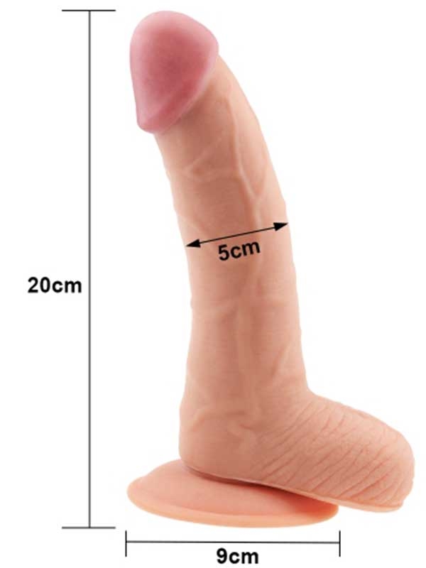 #9578 - LoveToy Realistik Penis 20 cm