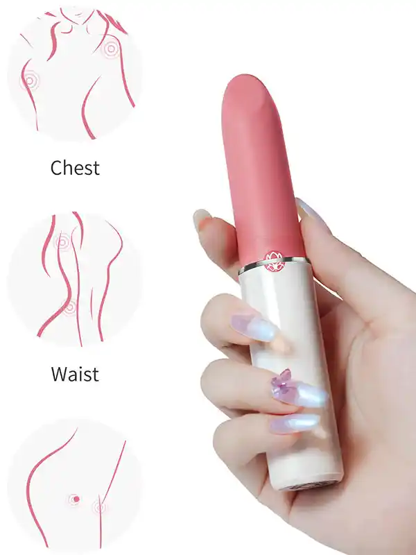 #8793 - LOTOS Lipstick Telefon Kontrollü Ruj Vibratör