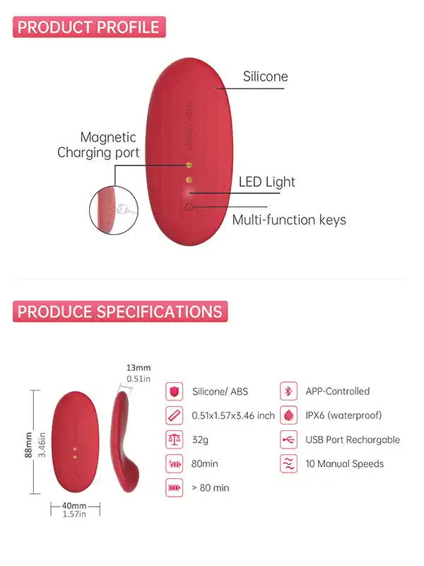 #8798 - NYX Telefon Kontrollü Çiftler İçin Giyilebilir Vibratör