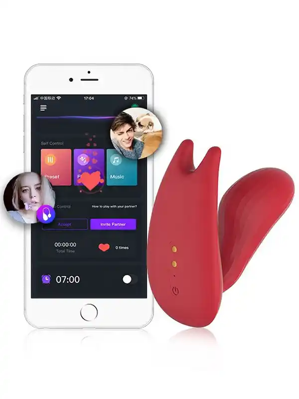 #8787 - UMI Telefon Kontrollü Çiftler İçin Giyilebilir Vibratör