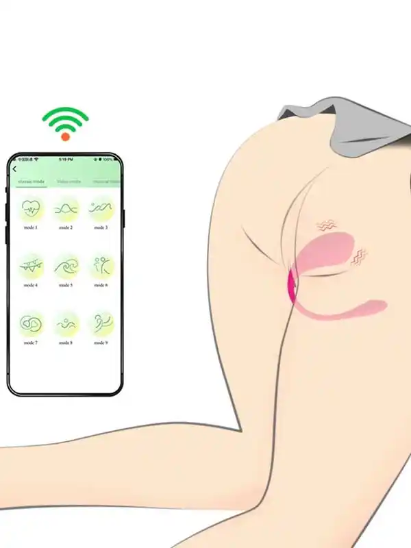 #8309 - NOXXX Çiftler için Giyilebilir Telefon Kontrollü Vibratör