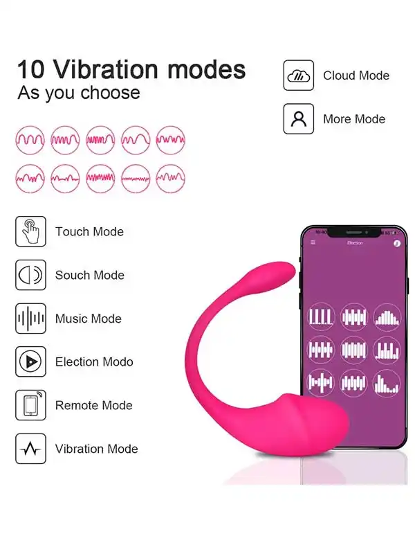 #8310 - NOXXX Çiftler için Giyilebilir Telefon Kontrollü Vibratör