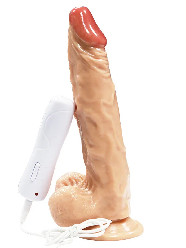 #9258 - NOXXX Gerçekçi Titreşimli Dildo 25 cm