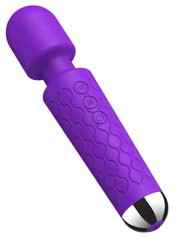 #9351 - NOXXX Wand Masaj Aleti Şarjlı 28 Fonksiyonlu Mor