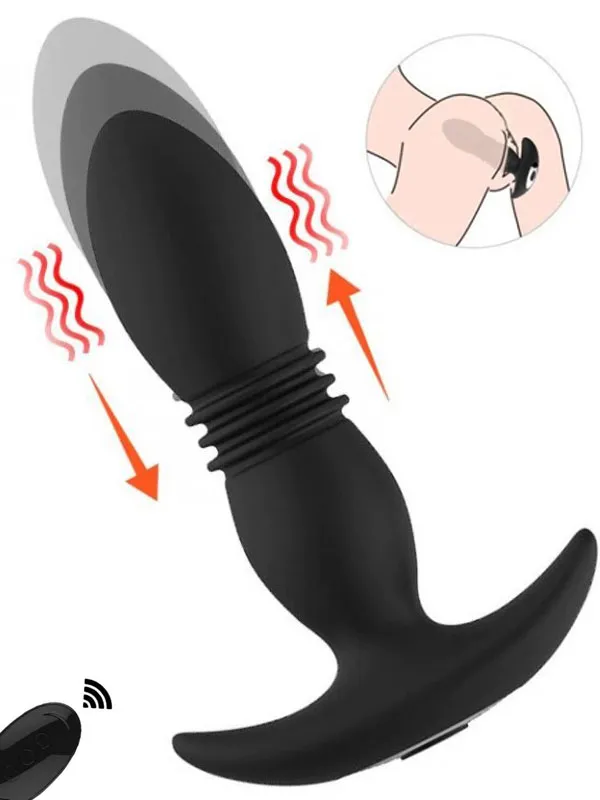 #8994 - NOXXX Uzaktan Kumandalı İleri Geri Hareketli Şarjlı Anal Dildo