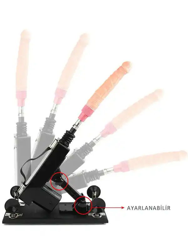 #8713 - NOXXX Vantuzlu İleri Geri Hareketli Seks Makinesi
