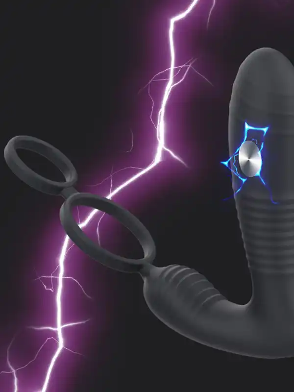#8745 - NOXXX Elektro Şoklu Penis Halkalı APP Control Anal Vibratör
