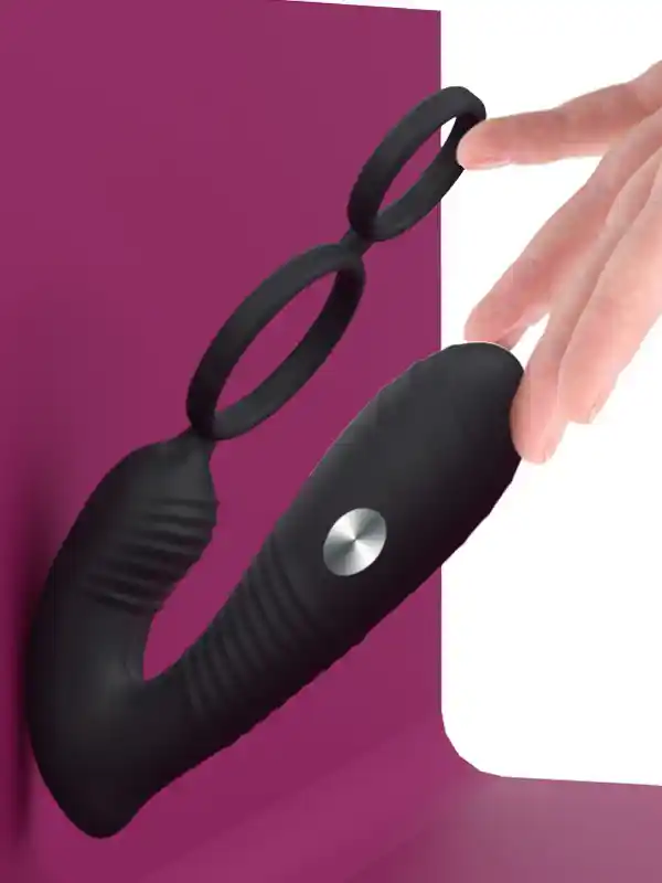 #8746 - NOXXX Elektro Şoklu Penis Halkalı APP Control Anal Vibratör