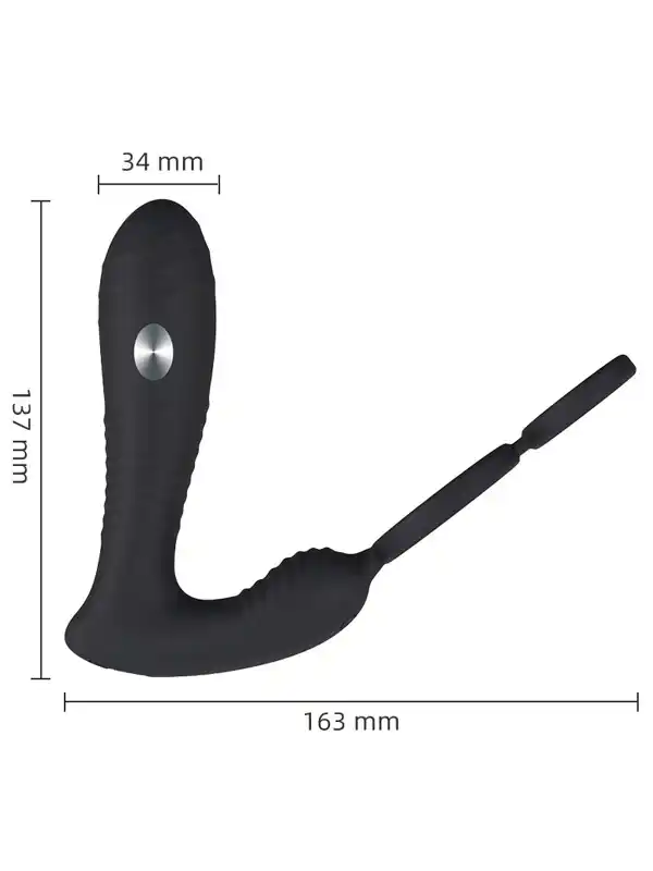 #8748 - NOXXX Elektro Şoklu Penis Halkalı APP Control Anal Vibratör